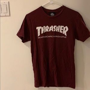 maroon size small thrasher tshirt!